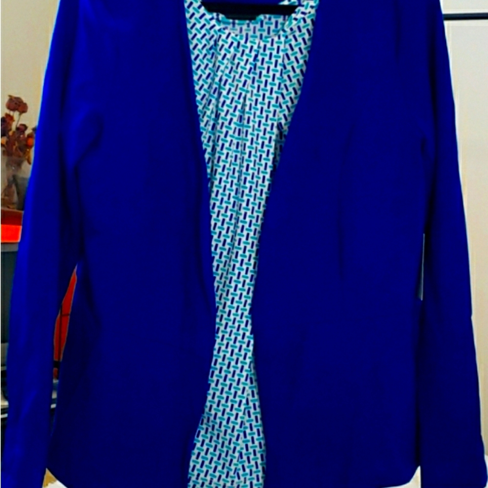 Electric Blue backtie jacket